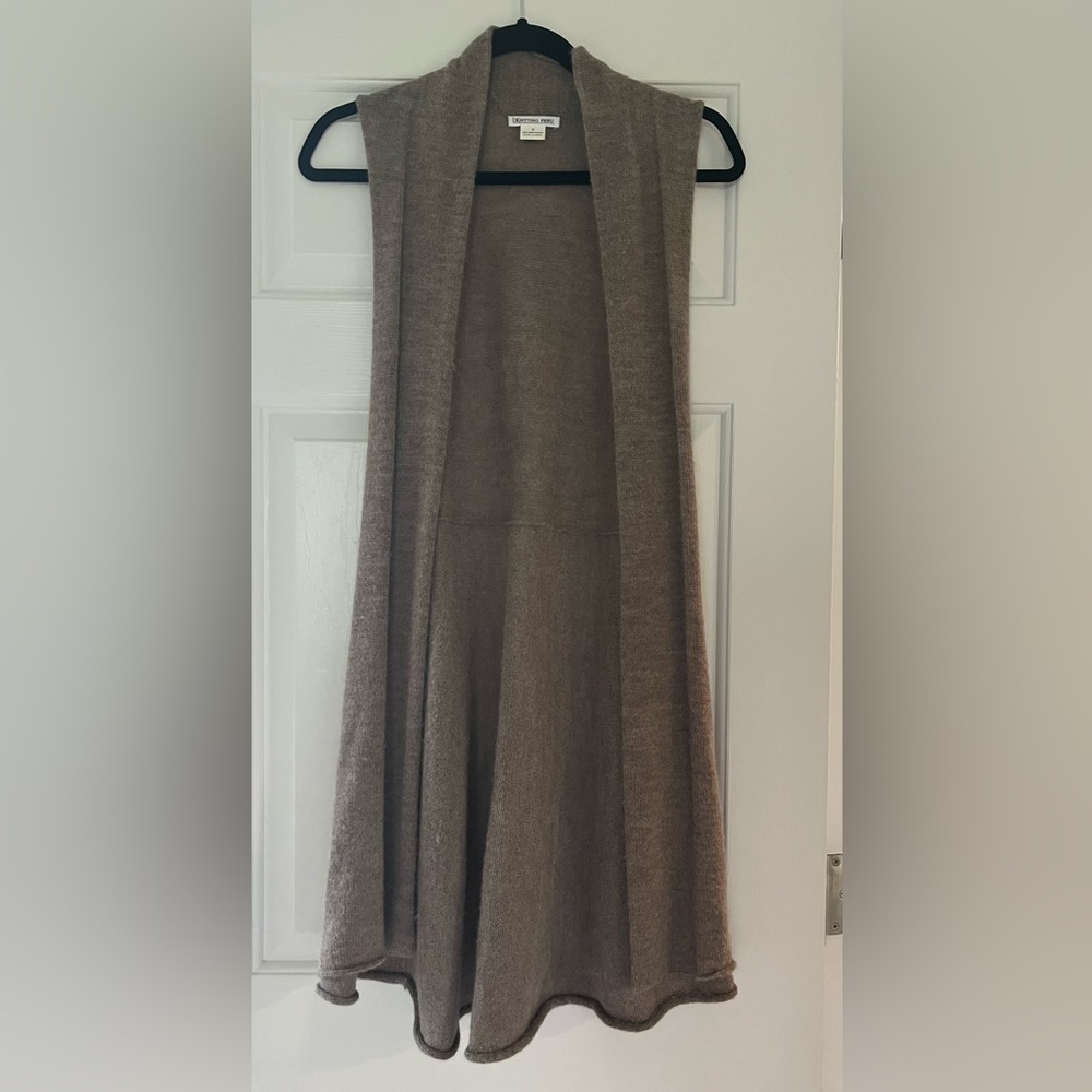 A Line Alpaca Vest